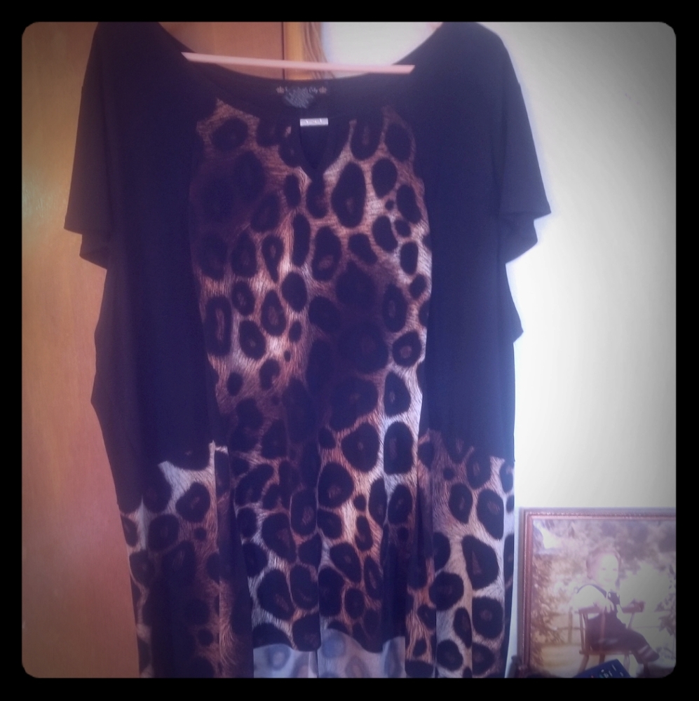 Animal print top